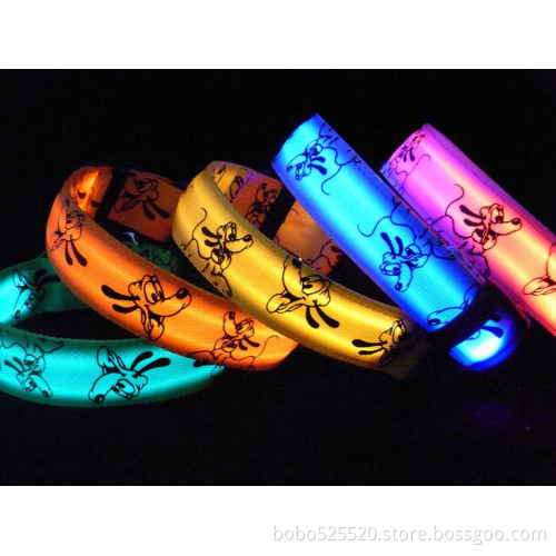 flashing pet collar